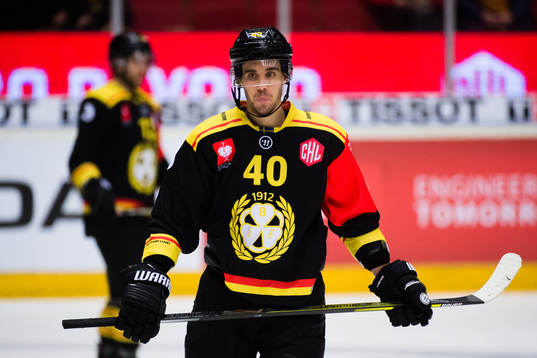 Jesper Jensen of Brynäs looks dejected