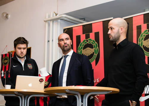 Brommapojkarnas presschef Peter Appelquist och sportchef