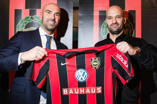 Brommapojkarnas sportchef Daniel Majstorovic  presenterar
