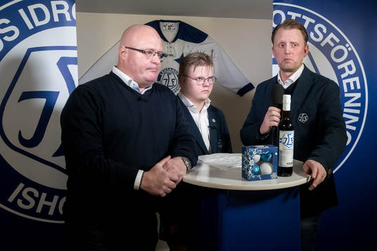 Christer Siik, Emil Ericsson och Claes Thirus innan
