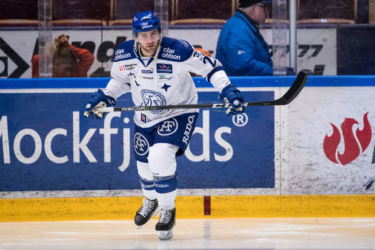 Leksands Alex Friesen  i ishockeymatchen i