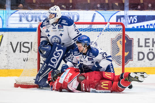 Leksands Anton Öhman och Västerviks Victor Öhman