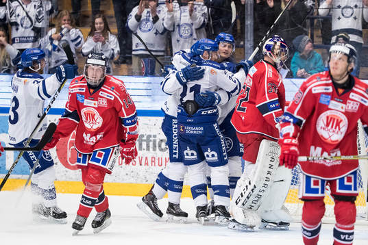 Leksands Mattias Ritola jublar