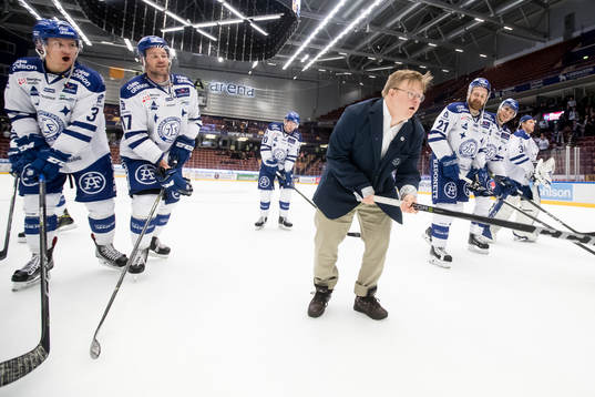 Leksands tillfällige assisterande tränare Emil Ericsson