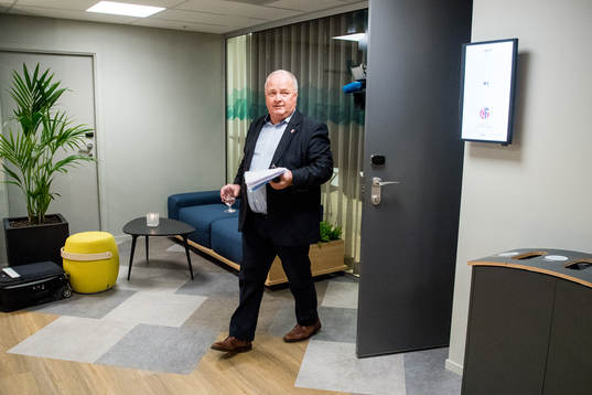 Terje Svendsen, president of the Norwegian Football