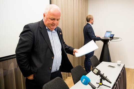 Terje Svendsen, president of the Norwegian Football