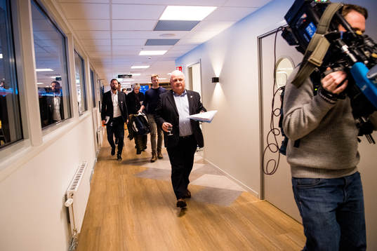 Terje Svendsen, president of the Norwegian Football