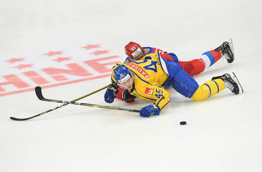 The Channel One Cup match between the Russian and Sweden