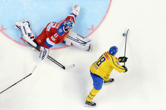 The Channel One Cup match between the Russian and Sweden