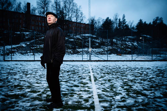 Tord Grip porträtteras på Hjorthagens IP