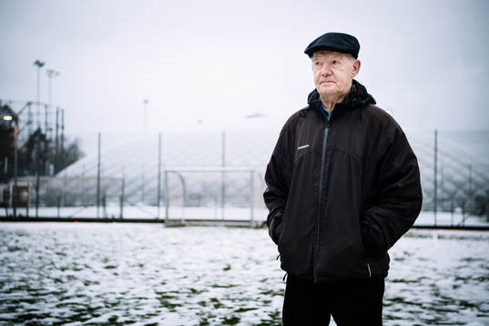 Tord Grip porträtteras på Hjorthagens IP