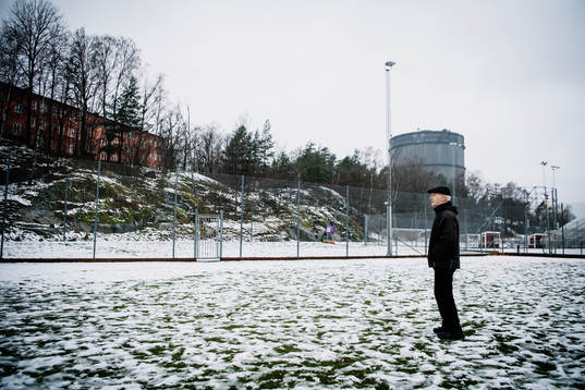 Tord Grip porträtteras på Hjorthagens IP