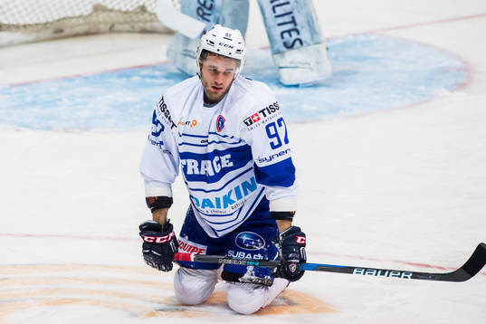 Dimitri Thillet of France looks dejected