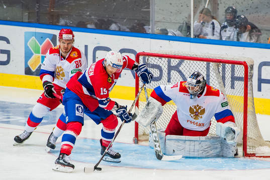 Nikitia Tryamkin of Russia, Tommy Kristiansen of Norway and