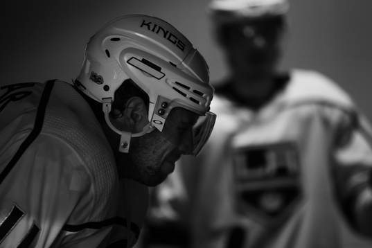 Kings Anze Kopitar i spelargången