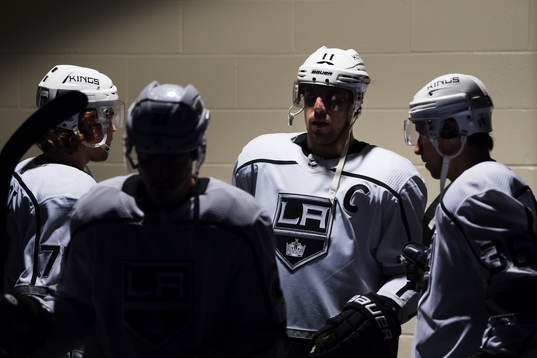 Kings Anze Kopitar i spelargången