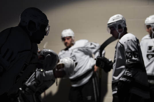 Kings Anze Kopitar i spelargången