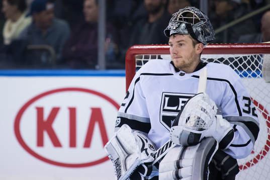 Kings målvakt Jonathan Quick deppar