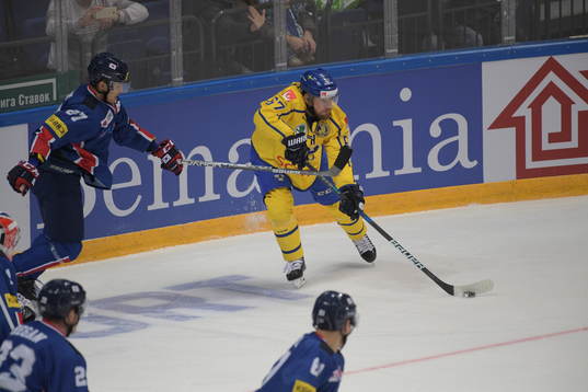 The Channel One Cup match between the Sweden and Czech