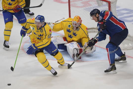 The Channel One Cup match between the Sweden and Czech