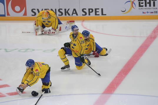 The Channel One Cup match between the Sweden and Czech