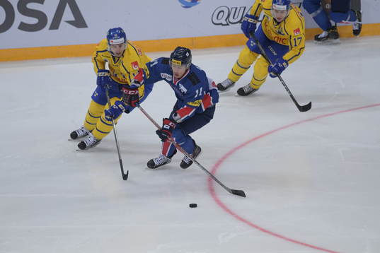 The Channel One Cup match between the Sweden and Czech