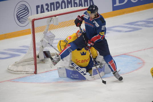 The Channel One Cup match between the Sweden and Czech