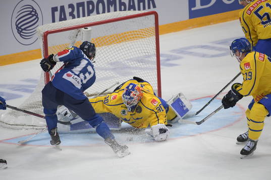 The Channel One Cup match between the Sweden and Czech