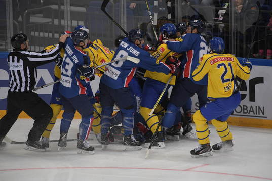 The Channel One Cup match between the Sweden and Czech