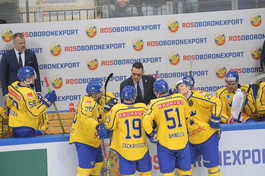 The Channel One Cup match between the Sweden and Czech