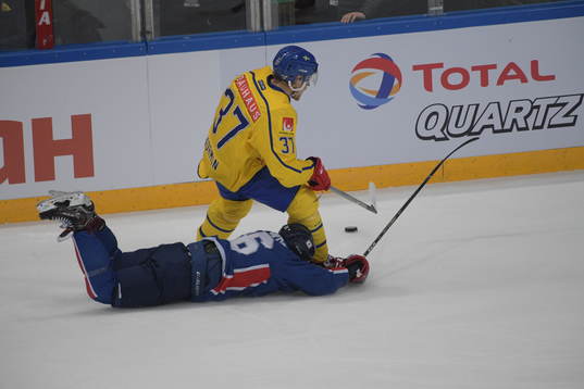 The Channel One Cup match between the Sweden and Czech