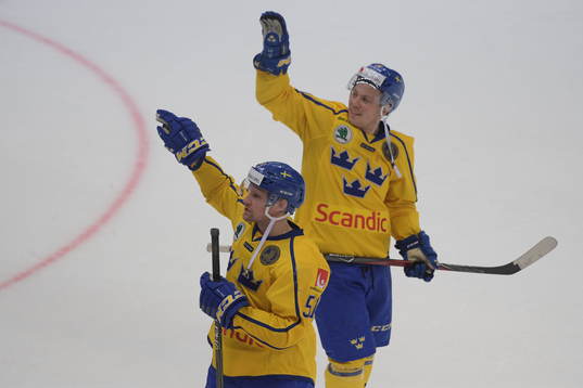 The Channel One Cup match between the Sweden and Czech
