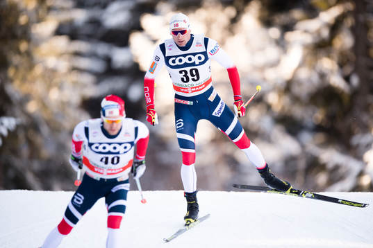 Sjur Røthe and Niklas Dyrhaug of Norway