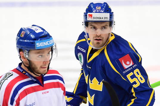 The Channel One Cup match between the Sweden and Czech