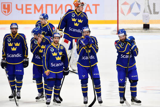 The Channel One Cup match between the Sweden and Czech