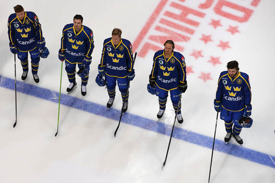 The Channel One Cup match between the Sweden and Czech