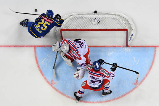 The Channel One Cup match between the Sweden and Czech
