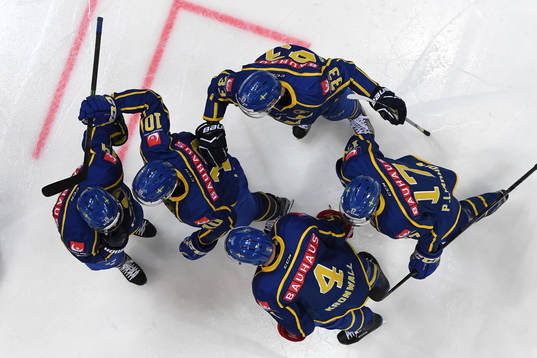 The Channel One Cup match between the Sweden and Czech