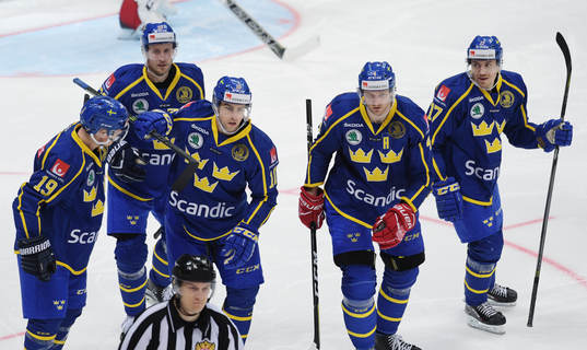The Channel One Cup match between the Sweden and Czech