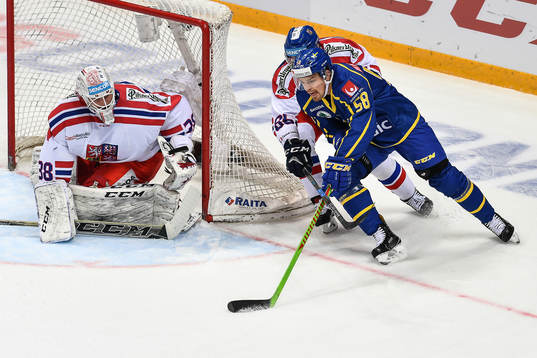 The Channel One Cup match between the Sweden and Czech