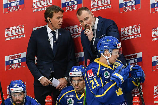 The Channel One Cup match between the Sweden and Czech