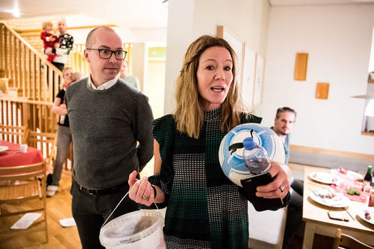 Malmö FFs Ola Gällstad besöker Ronald McDonald Hus och
