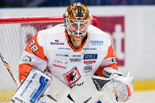 Karlskronas målvakt Johannes Jönsson
