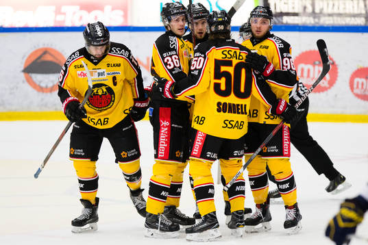 Luleås spelare jublar