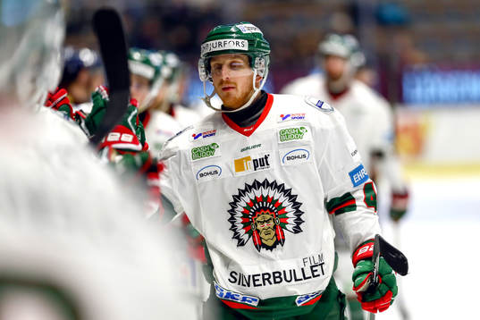 Frölundas Pontus Widerström jublar