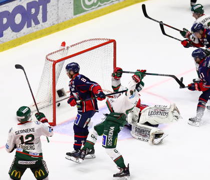 Mål 0-1 av Frölundas Max Friberg