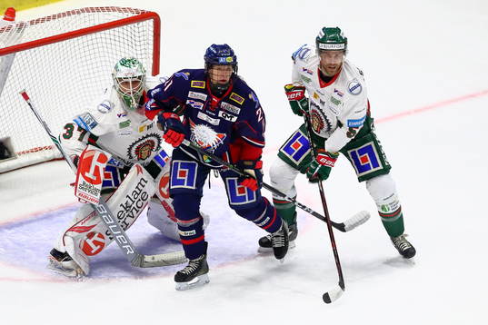 Frölundas Johan Gustafsson, Linköpings Emil Sylvegård