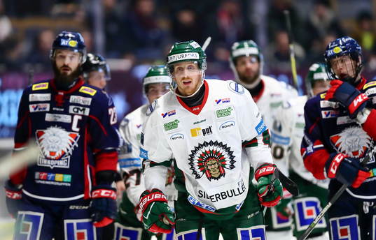 Linköpings Niklas Persson deppar och Frölundas Pontus