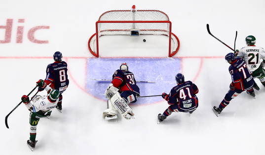Mål 0-1 av Frölundas Max Friberg förbi Linköpings