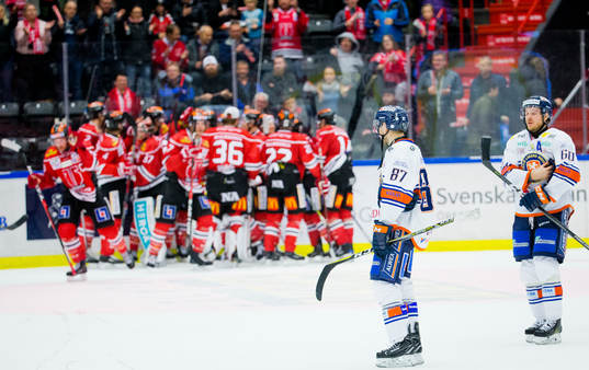 Växjös Robert Rosén och Erik Josefsson deppar